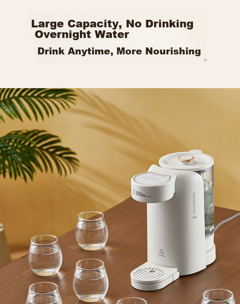ROYALTY LINE Smart Temperature Control Electric Kettle Split-Type Water Boiler Household Water Dispenser Baby Milk Preparation Fully Automatic Quantitative Water Output 1.8L Standard Model 6