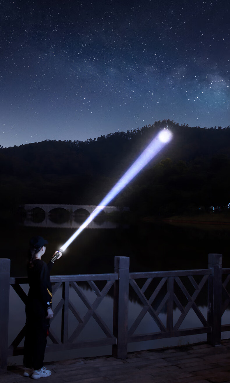 PHILIPS Ultra-Bright Flashlight 200000 Lumens Compact Outdoor Home Use Long Battery Life Patrol Light Model 5188 7