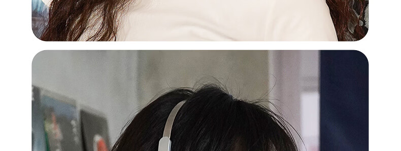 IKF R1 Retro Over-Ear Wireless Bluetooth Headphones Fashion Digital High-Quality Metal Millennium Y2K Influencer Celebrity Melad Small Head Space Black 110