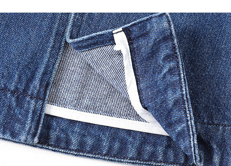 Demana Breathable Cloud Cotton Spring Elegant Fish Tail Irregular Split Denim A-Line Women's Skirt 13
