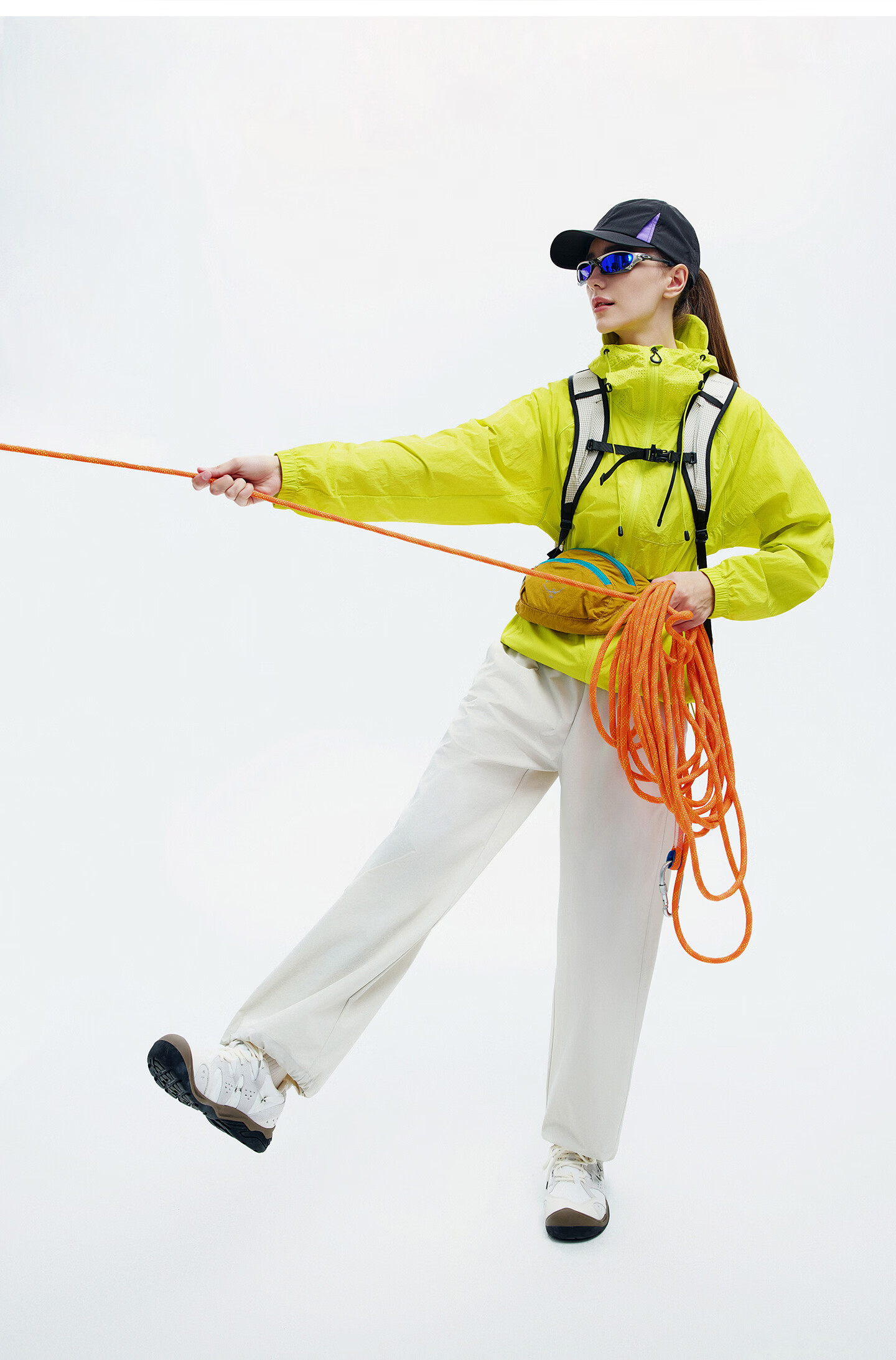 NVG·YOUNG Small Sailboat [Fashion Week Edition] Women's Lightweight Breathable Hooded Jacket Summer Outdoor Water-Repellent Mountaineering Coat 16