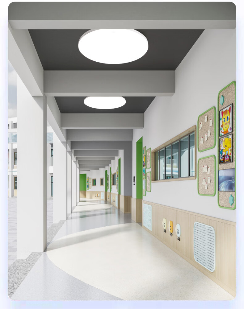 Foshan Lighting (FSL) Microwave Sensor Waterproof Ceiling Light Smart Light Control Dustproof Moisture-proof Mosquito-proof Insect-proof Corridor Stairway Passage Garage Lamp 24W Cool White 9