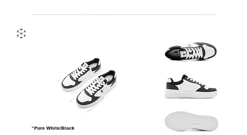 Jordan Men's Casual Sneakers Spring Summer New Breathable Durable Thick-Soled Height-Increasing White Shoes 23