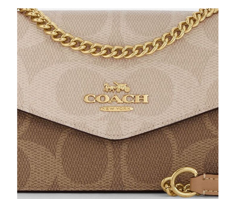 COACH KLARE Classic Logo Women's Shoulder Crossbody Envelope Bag 9