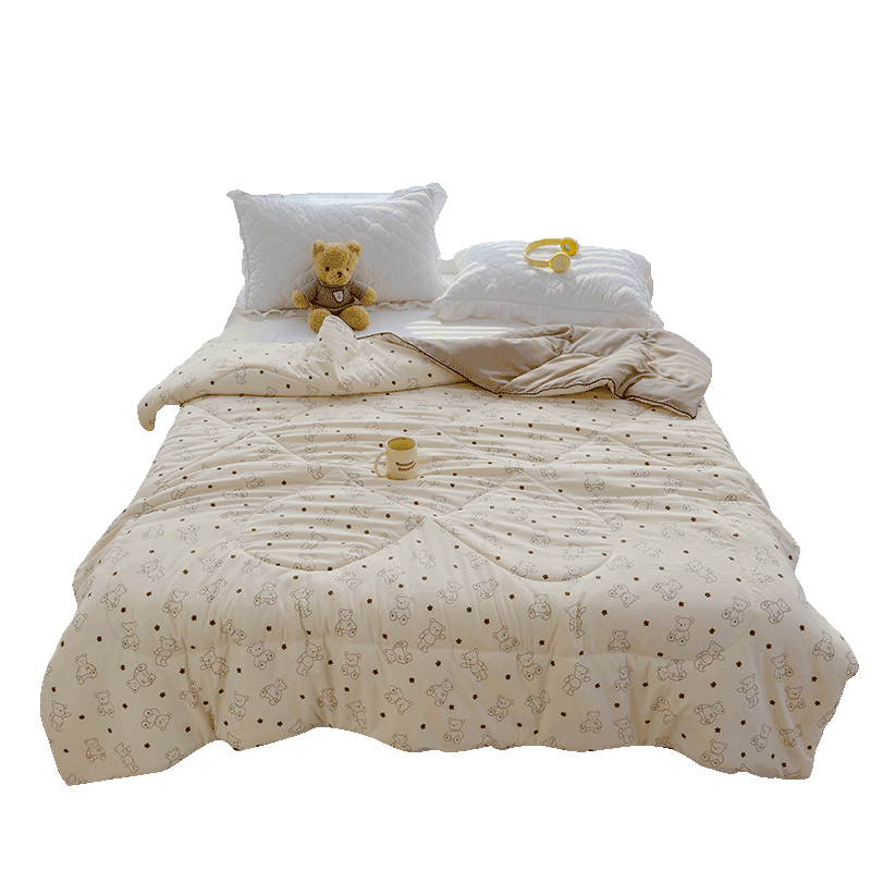 Grace 7A Antibacterial Quilt Double Summer Quilt Air Conditioning Quilt Core Summer Cooling Quilt 200*230cm Bear Dean