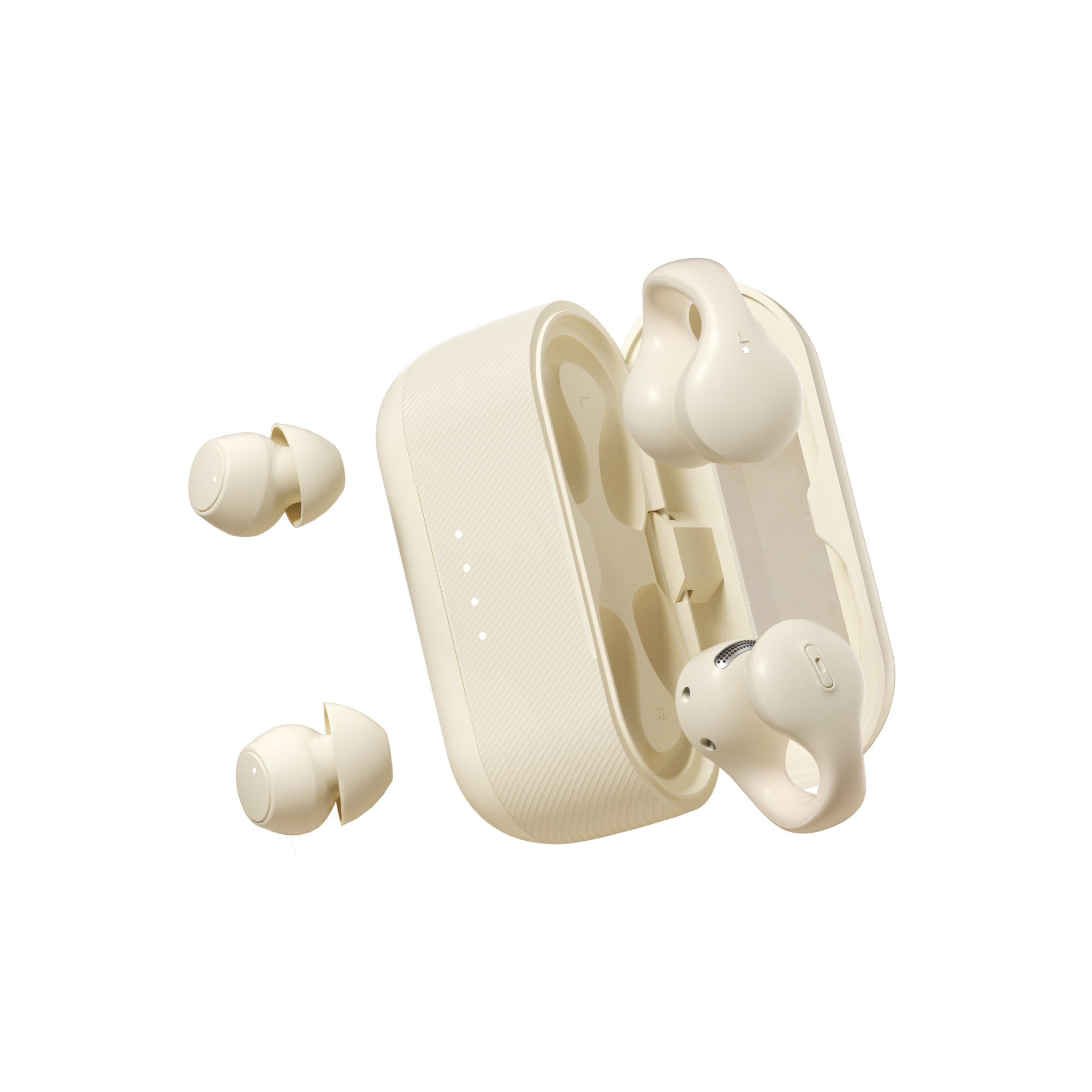 OKSJ Bluetooth Headphones, Bone Conduction Concept Ear Clip-Style Wireless Sports Open Non-In Noise-Cancelling, Mini Sports Running Cycling Calling