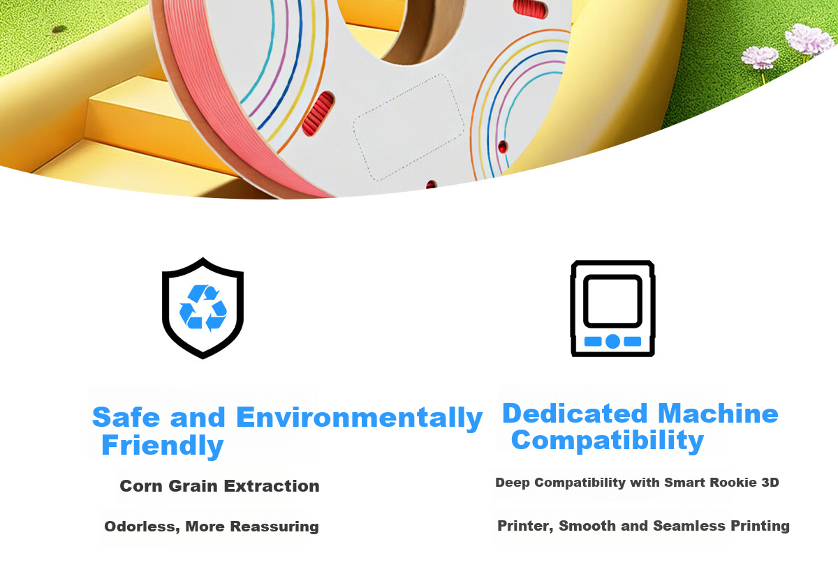 Zhixiaobai 3D Printing PLA Filament Blue 250g/Roll High Versatility Rich Colors Cost-Effective Beginner Friendly Easy to Print Safe and Eco-Friendly 15