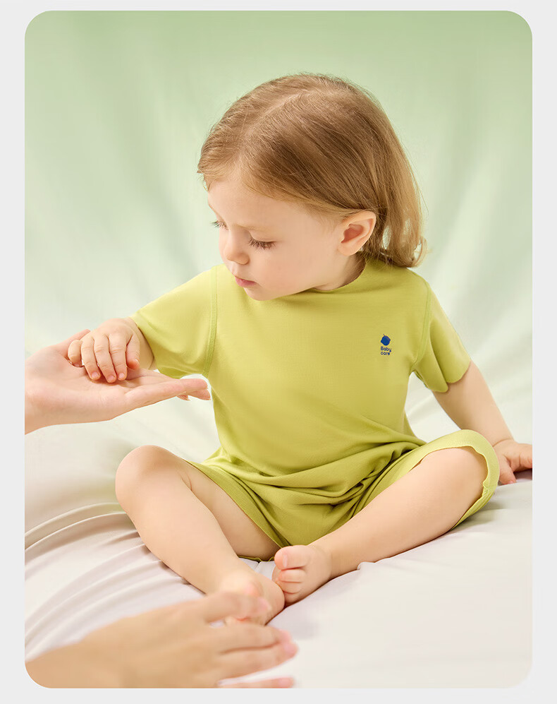 Babycare Natural Cool Baby Romper Spring Summer Jumpsuit Bodysuit Newborn Clothing Pria Olive 73cm 15