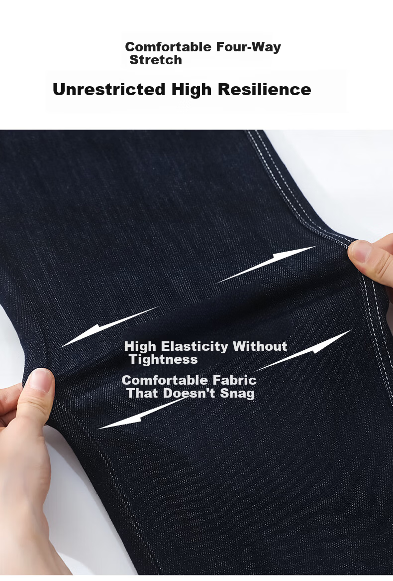 BOPRUIEY Women's Loose Stretch High-Waist Cropped Straight-Leg Jeans 2026 New Spring Autumn Casual Pants 12