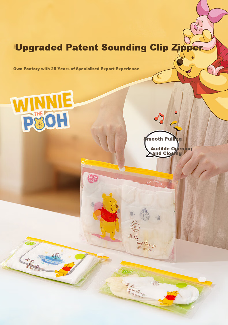Easy Your Home Clothes Storage Bag Moisture-Proof Sealed Bag Luggage Organizer Bag Children's Underwear Storage Bag 4