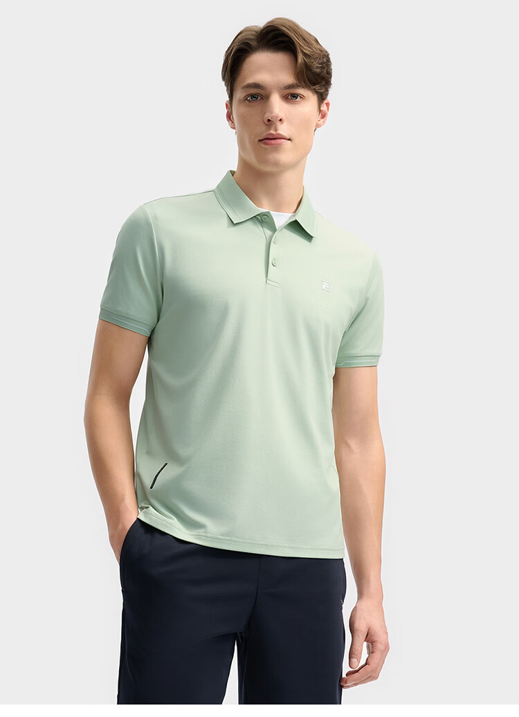 FILA Official Navigator Polo Shirt 2026 Summer Men's Cool Short Sleeve Sports T-Shirt Business Casual Top 64
