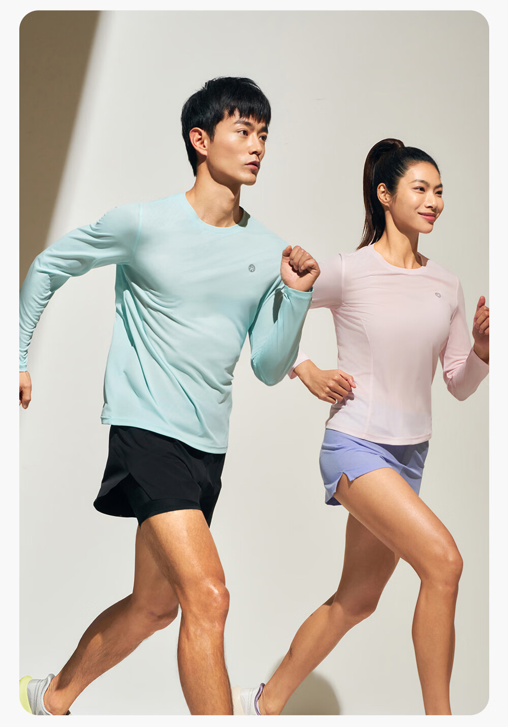 Bmai Running Sports Fitness Training Long Sleeve Spring Summer Commuting Jogging T-Shirt Men Breathable Anti-Chafing Quick-Dry Top Women 12