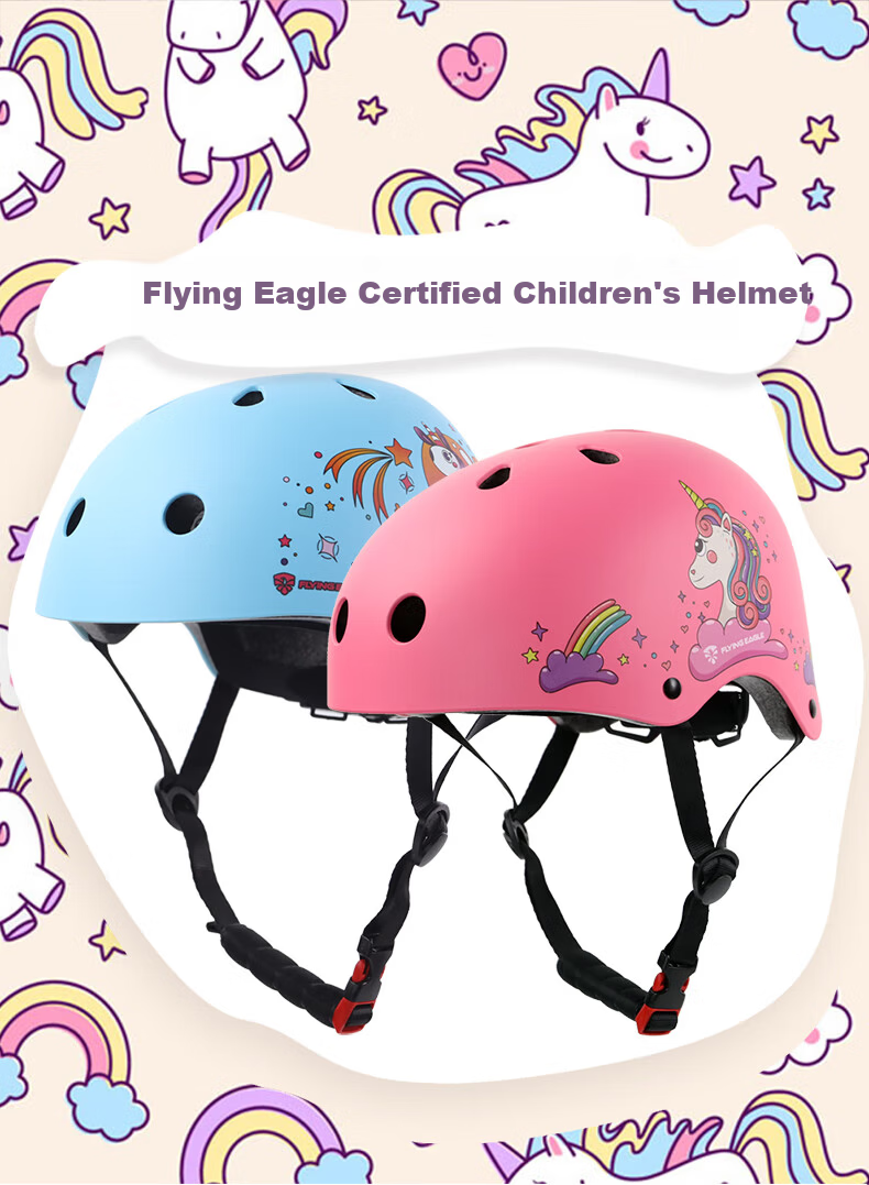 Feiying Kids Roller Skating Protective Gear Helmet Set - Safety Pads for Ice Skating, Skateboarding, Skiing, Balance Bikes, and Bicycles 2