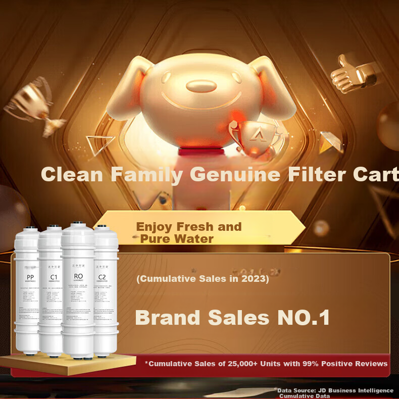 Clean Family Compatible Midea Water Purifier Filter Cartridge M6 Series MRO102C/121B/121C/207A/207B/208B/202B/208A-4/204-5 C1 Pre-Carbon Rod Filter Cartridge 2