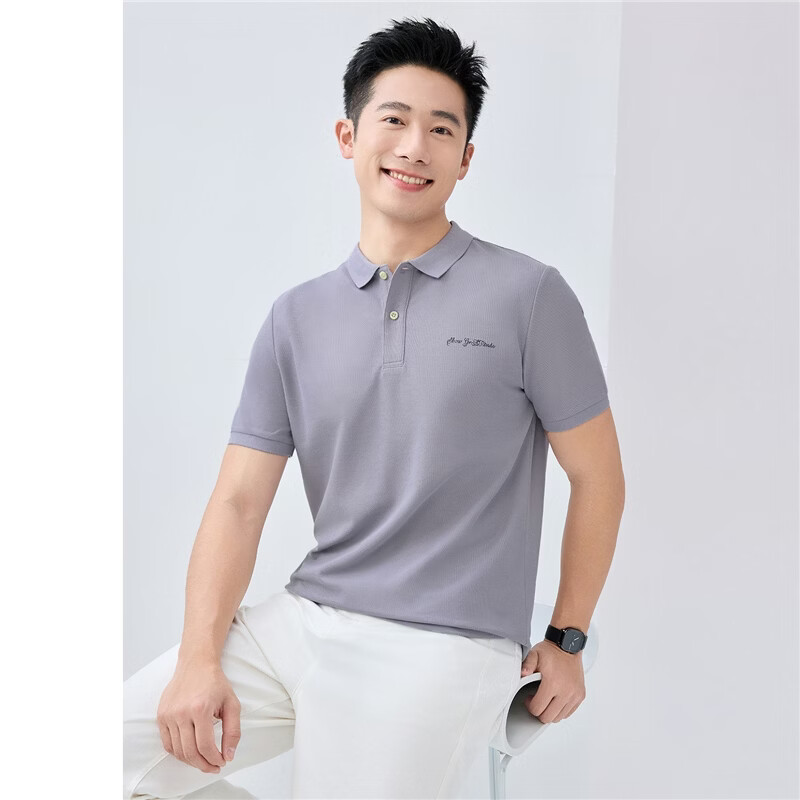 Giordano Men's Polo Shirt 2026 Summer Black Technology Antibacterial Cooling Embroidered Collar Short Sleeve Top 01016381