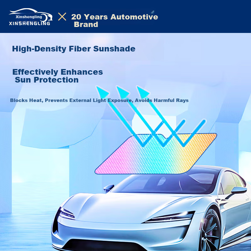 XINSHENGLING Car Sunshade Front Windshield Sun Protection Heat Insulation for Trumpchi GS3/GS4/GS8, Shadow Leopard Cool M8/M6, E8/9, Xiangwang S9S7 7