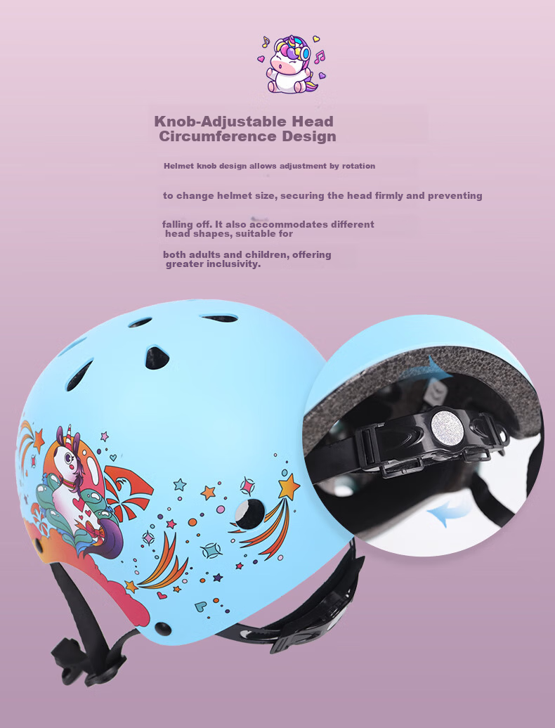 Feiying Kids Roller Skating Protective Gear Helmet Set - Safety Pads for Ice Skating, Skateboarding, Skiing, Balance Bikes, and Bicycles 11