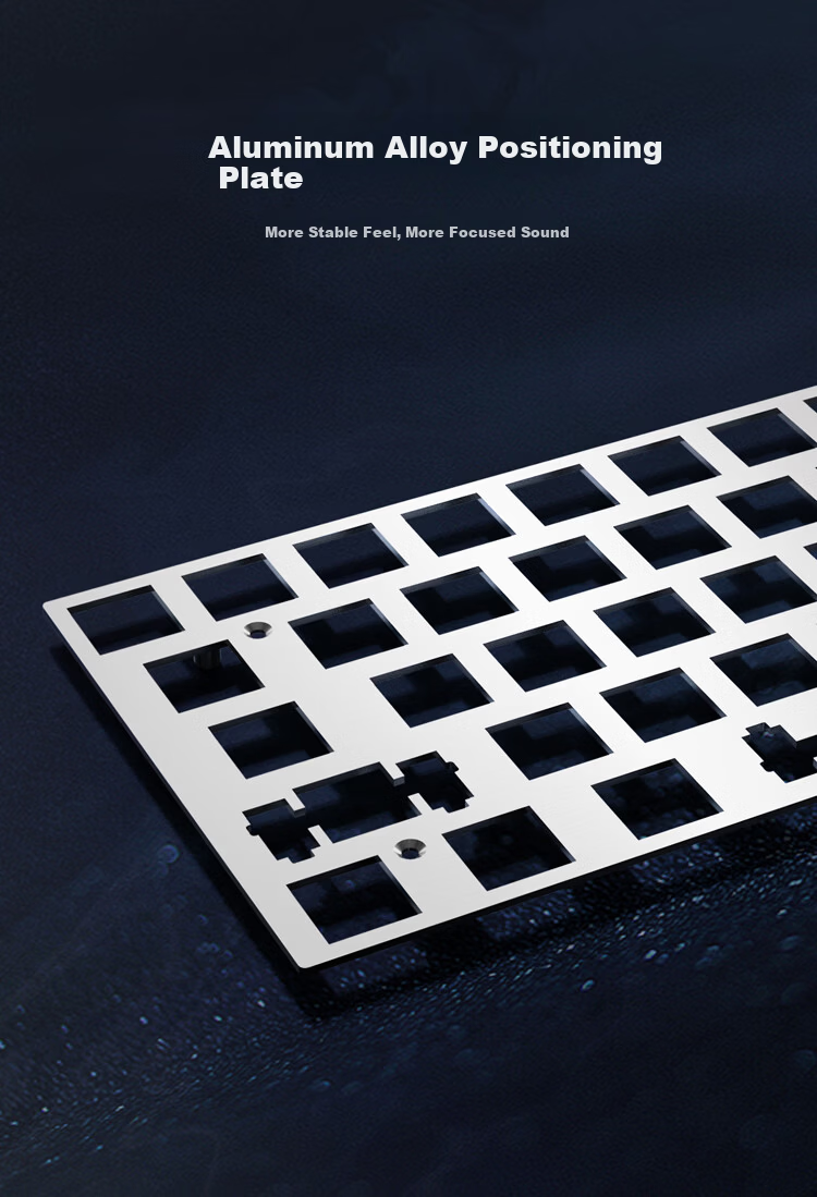 AJAZZ AK680V2 Magnetic Axis Customizable RGB Gaming Keyboard 8K Report Rate RT0.01 Valorant 68-Key Black Ice Island Switch 8