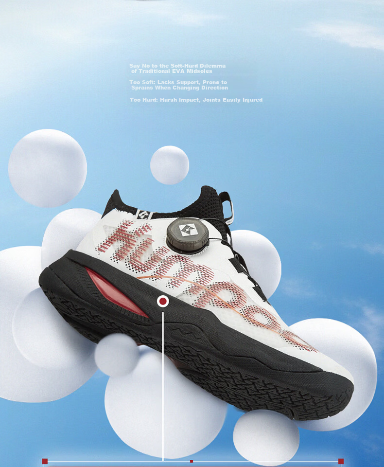 KUMPOO 26th Anniversary New Kids' Breathable Shock-Absorbing Anti-Twist Non-Slip Badminton Shoes KH-JG826S White Size 33 8