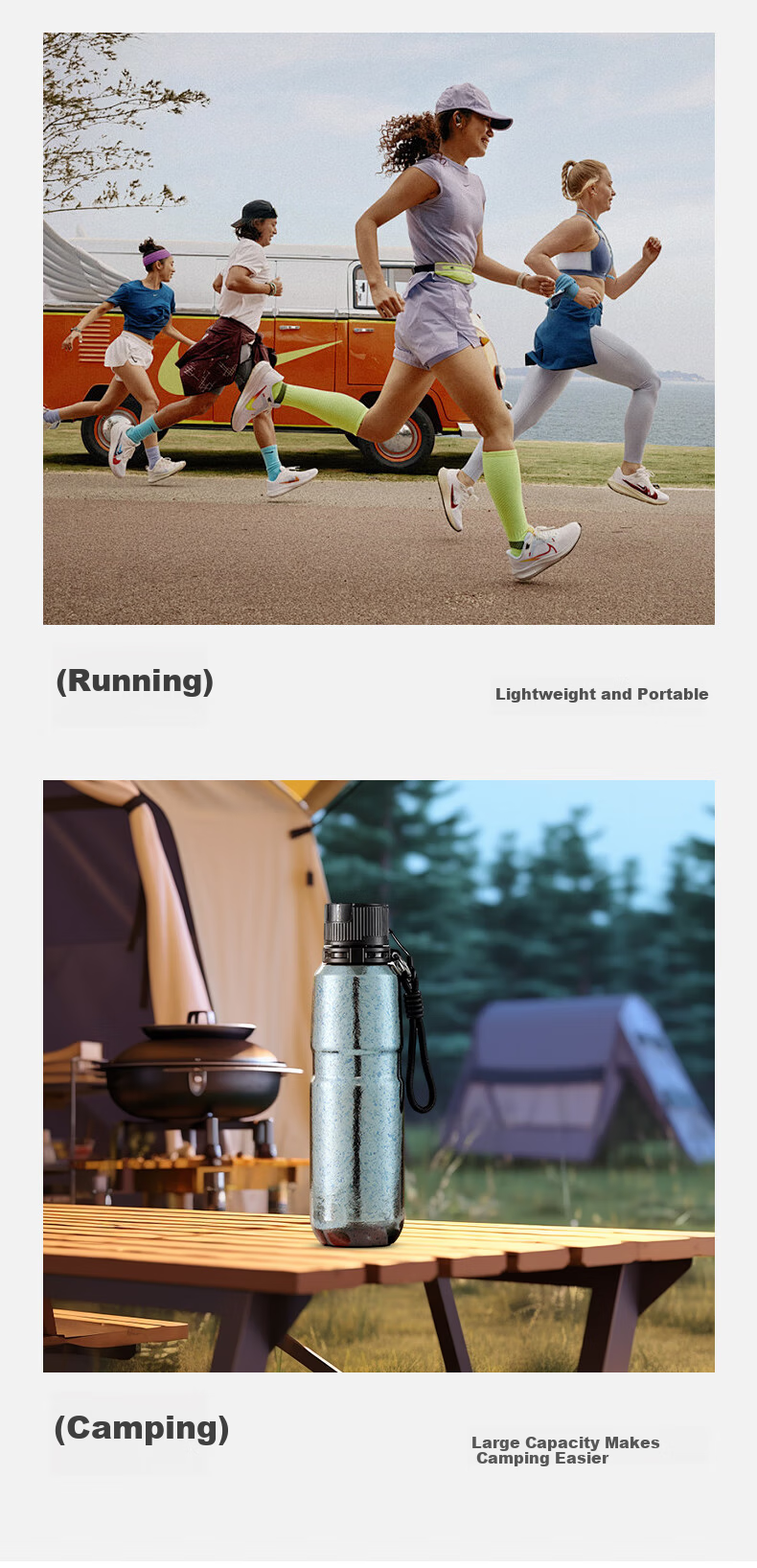 IMOGY German Pure Titanium Insulated Bottle High-Value Large Capacity Office Ice Preservation Cup One-Button Quick Open Cycling Sports Water Bottle 14