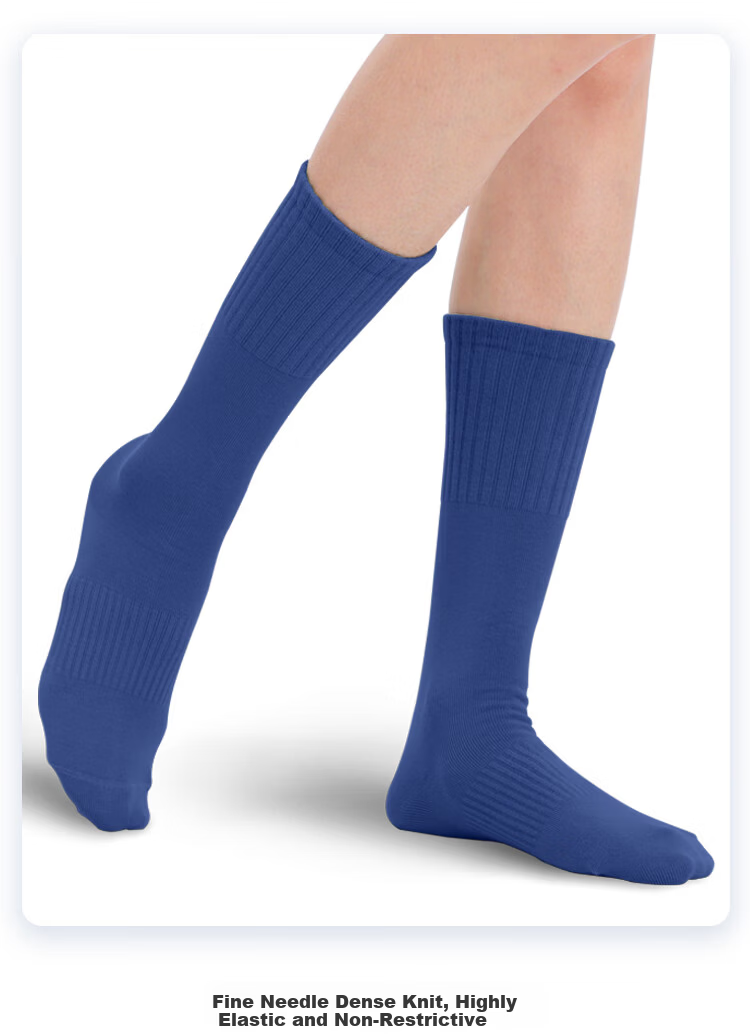 Zhiyouban Children's Dance Socks Girls Modern Dance Socks Classical Dance Practice Socks Mid-Calf Cotton Socks Adult Ballet Socks 6