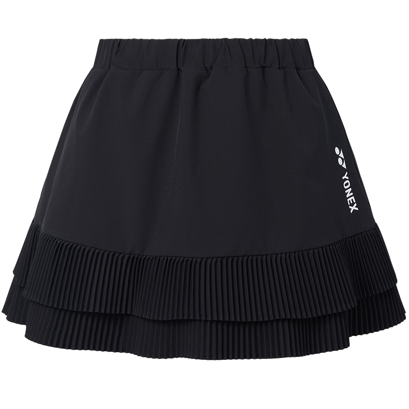 YONEX Badminton Apparel Fashionable Versatile Comfortable Breathable New Running Fitness Sports Skirt Women 2200926BCR Black L