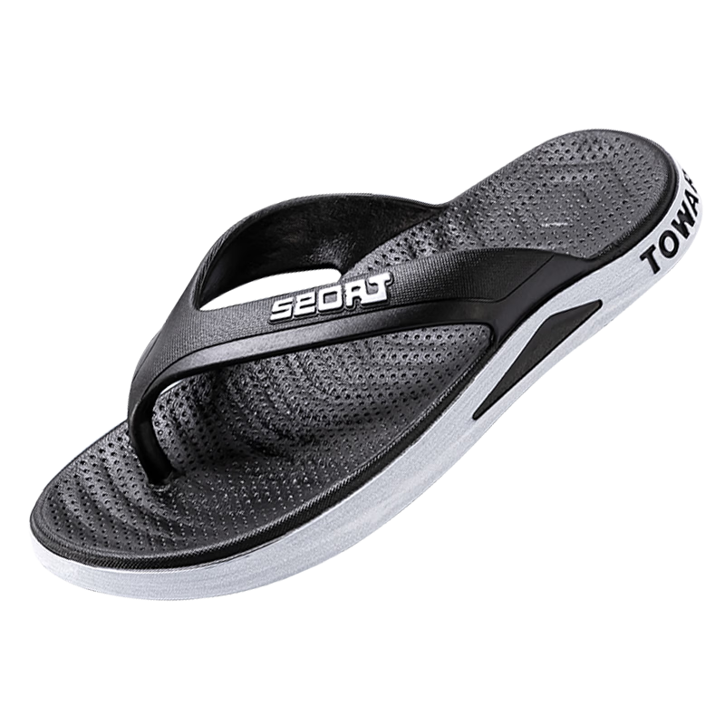 TZLDN Men's Herringbone Flip Flops 2026 Summer New Outdoor Casual Non-Slip Beach Sandals for Men