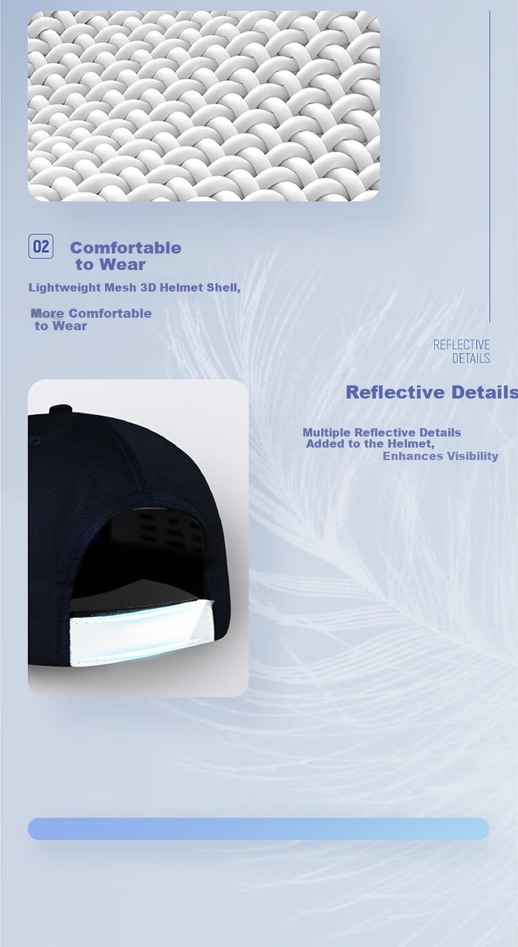 SATA Safety Helmet Anti-Collision Industrial Lightweight Labor Protection Anti-Smash Breathable Baseball Cap TF0301 4