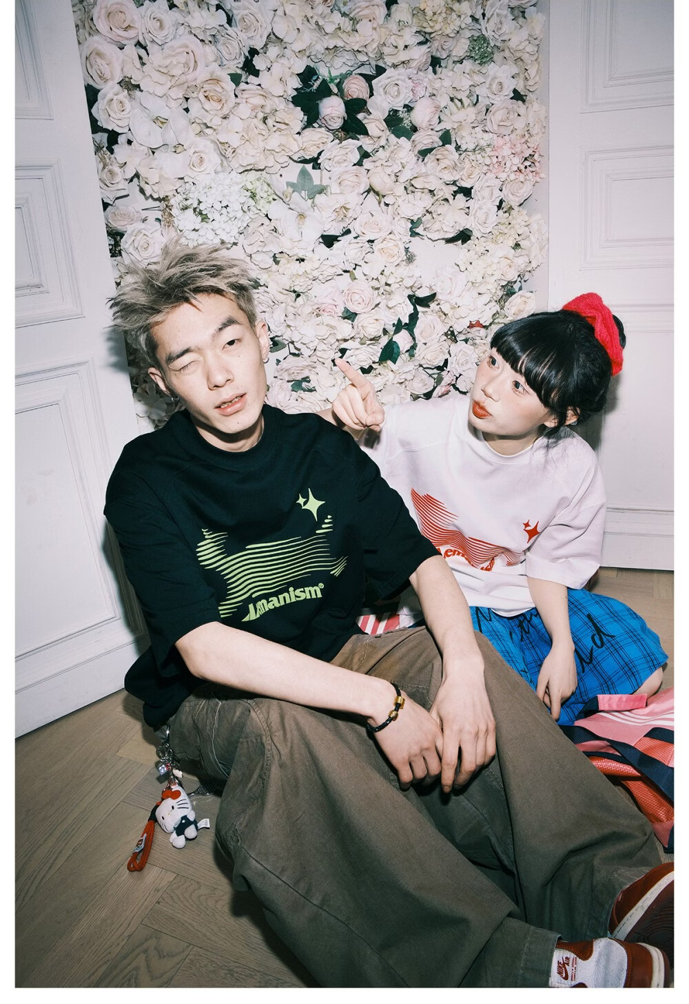 LEMANISM 300g Heavy Phantom Puppy Short Sleeve T-Shirt Men 2026 Summer Couple Half Sleeve Tee Women Black S 16