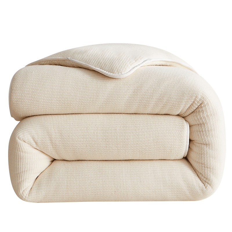 Wuyinliangpin 100% Cotton Quilt Pad, Cotton Wadding Mattress Pad, Bed Cover, Single Pure Cotton Mattress Topper, 1.2x2 Meters, 4 Ji