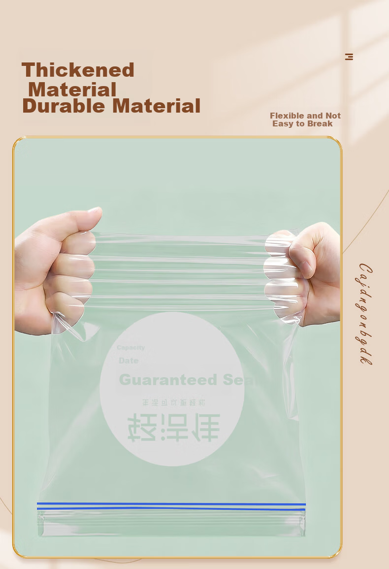 Qingjie Jia Food Sealing Bags Refrigerator Food Storage Fresh-Keeping Bags Small Medium Large Combo 110 Pieces 7