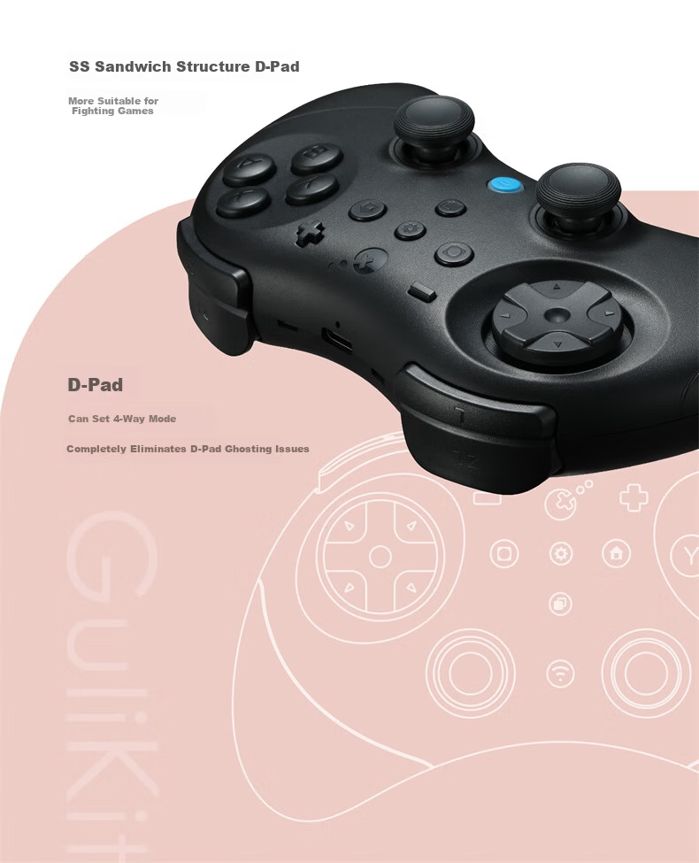GuliKit Guli Elf 2 Game Controller for Switch 2 One-Key Wake Wireless Bluetooth Symmetric PC Android iOS Nintendo NS2 Zelda Genshin Xbox 9