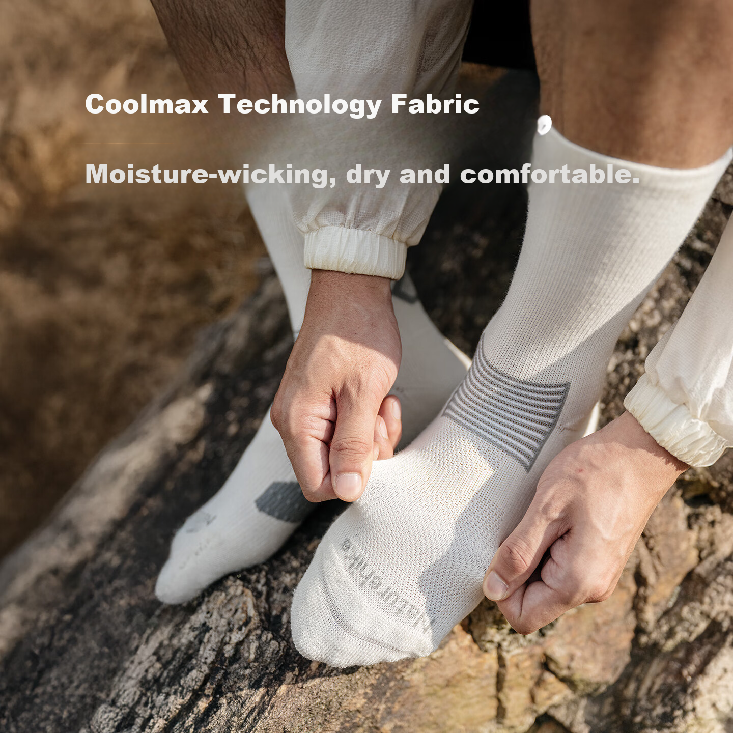 Naturehike Quick-Dry Mid-Calf Running Socks Unisex Outdoor Hiking Breathable Trekking Sports Long Socks