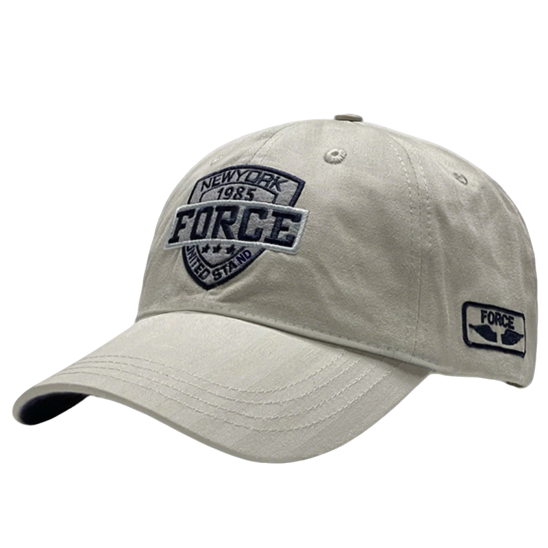 Miiow Men's Large Size Outdoor Trendy Baseball Cap Beige