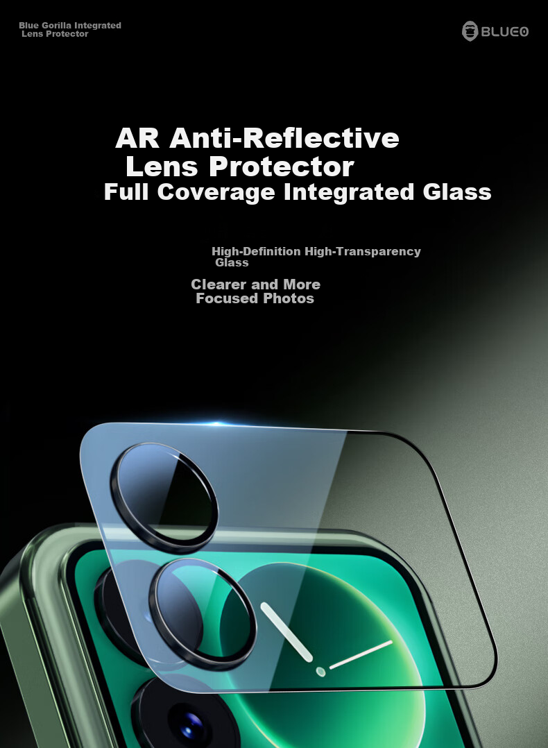 BLUEO AR Anti-Reflective Lens Protector for Xiaomi 17 Ultra Leica Edition Rear Camera Self-Aligning Phone Lens Film 1