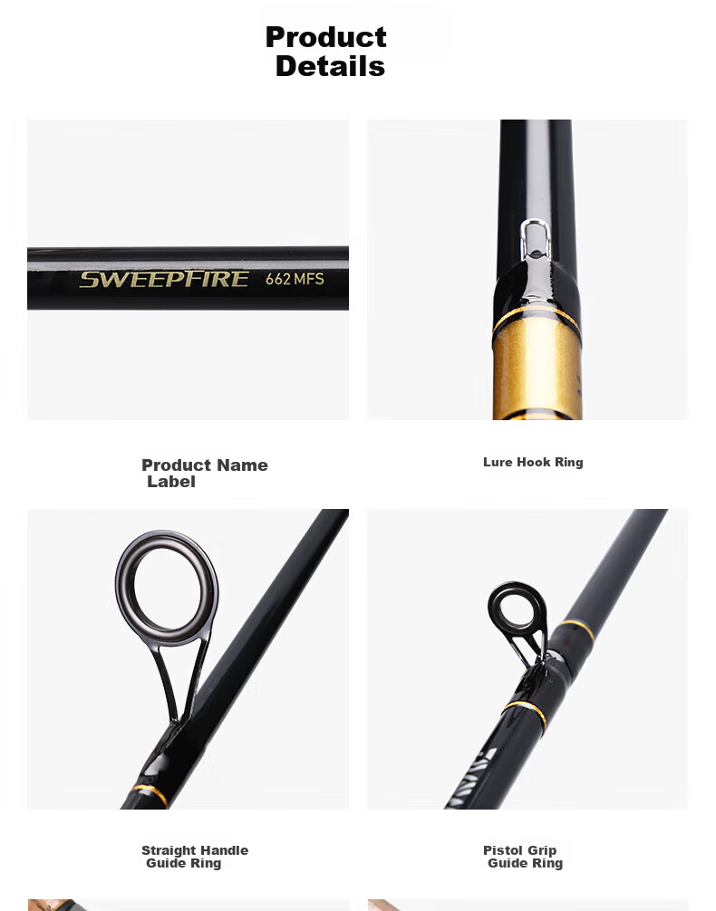 DAIWA Entry-Level Imported Lure Fishing Rod Lightweight Long-Distance Casting Fishing Rod 7
