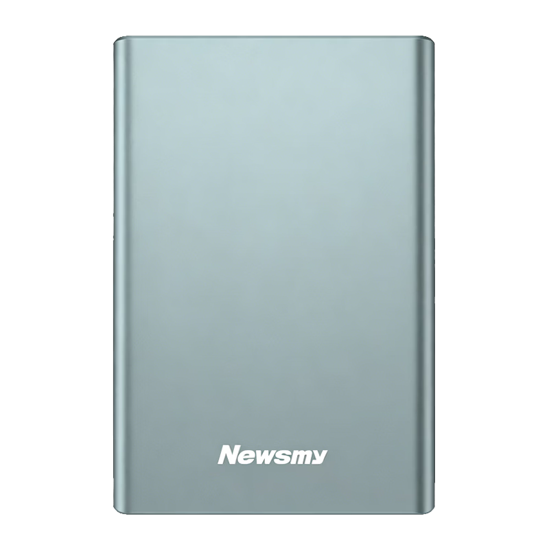Newsmy 1TB External Hard Drive Mechanical Metal Mingyue Series USB3.0 2.5-Inch Deep Gray Stable And Durable High-Speed Transfer Data Backup