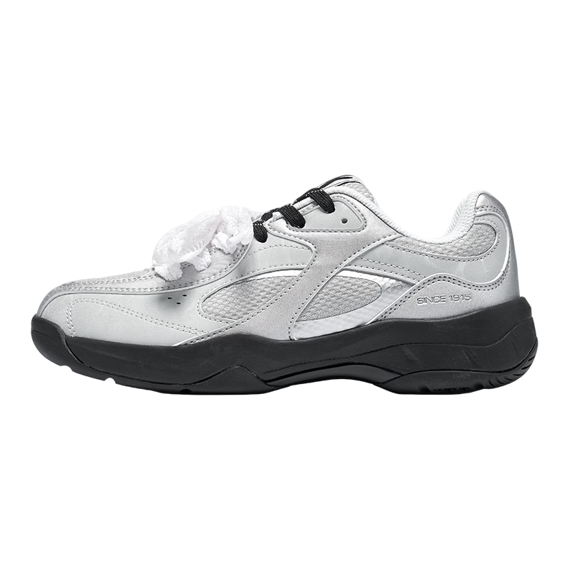 KAWASAKI Women's Badminton Shoes Blue and White Porcelain Series Moxi Non-Slip Shock Absorption Durable Sports Shoes D22044 Light Gray Size 40