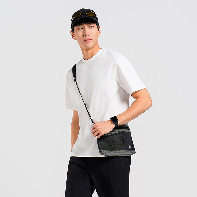 SCALER Men's Outdoor Quick-Dry Cooling UPF50+ Sun Protection Running Sports Breathable Loose Fit Short Sleeve T-Shirt