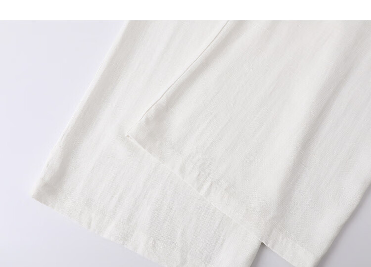 Demana Linen Lyocell Blend Spring Pleated Double-Breasted Wide-Leg Loose Slimming Women's Casual Pants Premium Feel 20