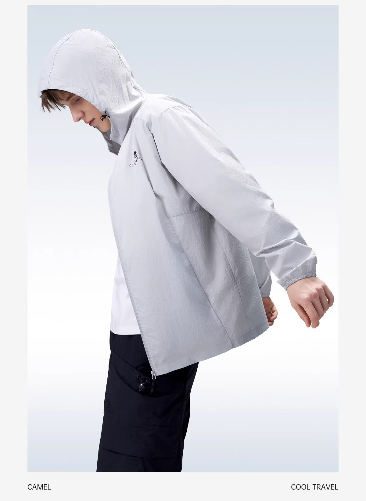 CAMEL Outdoor Original Yarn Sun Protection Jacket 2026 Spring Summer New Unisex UPF1000 Cooling Water-Repellent Sports Jacket O013 33