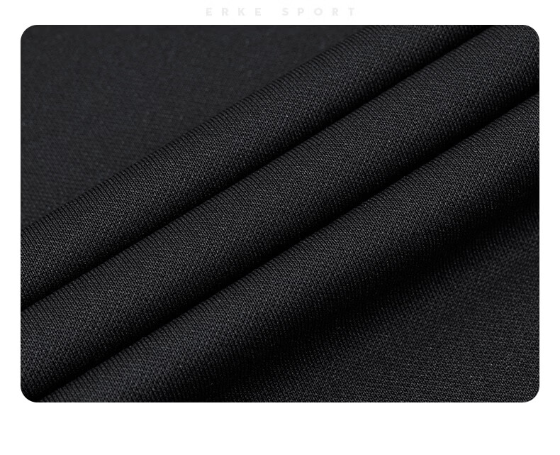 ERKE [Yu Shitong Same Style] Men's Summer Short Sleeve Sports Polo Shirt Ice Cooling Moisture-Wicking Quick-Dry T-Shirt 27