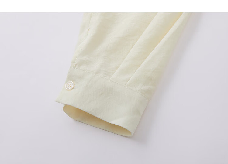 Demana Intellectual Spring Lapel Drop Shoulder Shirt with Drawstring Small Size Women's Top 16