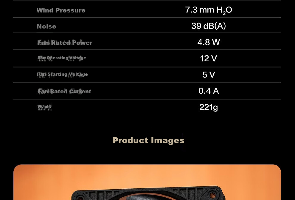 ASUS Dream PF120 High-Performance Case Fan 28mm Industrial Fan/120mm/FDB Bearing/Three-Phase Six-Slot Motor/LCP Polymer Blades/High-Power Fan 25