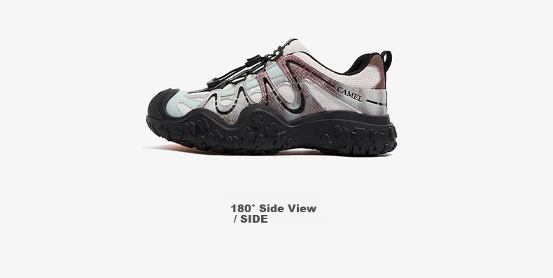 CAMEL Aurora Cute Ugly Shoes Women's Outdoor Casual Shoes L26S202026 Off-White/Black Size 39 19