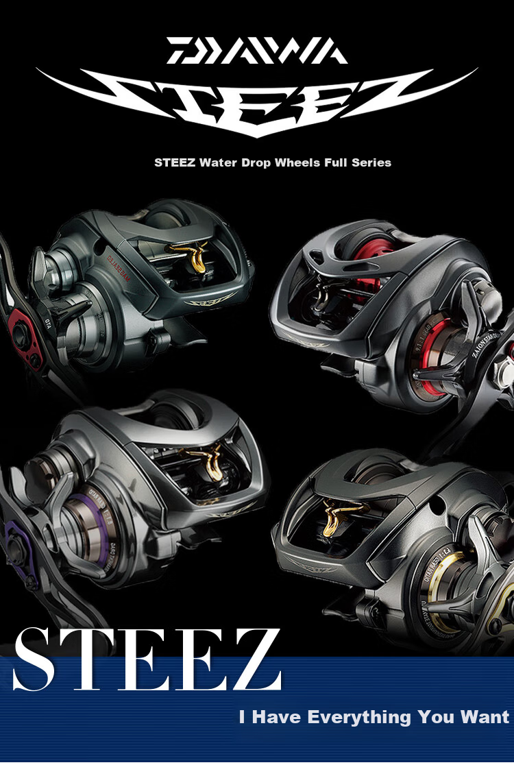DAIWA DAIWA 24 STEEZ SV TW Steez Water Drop Reel Four Disciples Lure General Purpose Reel 100H 1