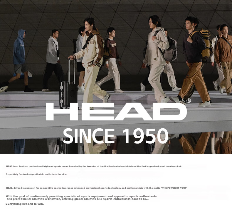 HEAD Tennis Open Tennis Double Shoulder Bag Fitness Badminton Backpack Travel Bag Multifunctional Laptop Bag 1