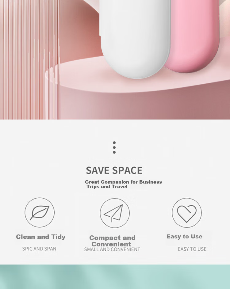 Dong Nai Lun Electric Toothbrush Travel Case Portable Storage Box Compatible with Philips/Oral-B/Xiaomi/Huawei Blue Electric Toothbrush Travel Case 2