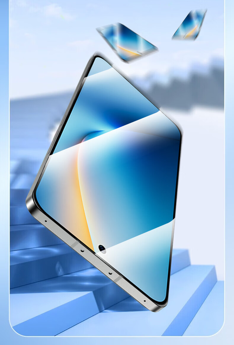 Langling [Top Dust Removal Chamber | 3D Hot Bend AR Anti-Glare] Full Glue Tempered Glass Screen Protector for Honor WIN/WINRT/Turbo Full Screen 9