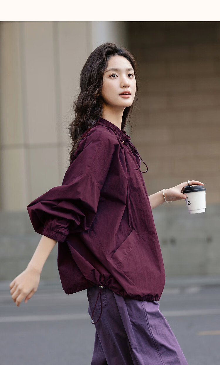 Demana Casual Easy-Care Spring Autumn Lightweight Outdoor Design Loose Fit Drop Shoulder Petite Slimming Women's Jacket 15